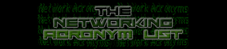 Network Acronym List