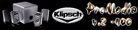 Klipsch ProMedia V.2-400 Speakers